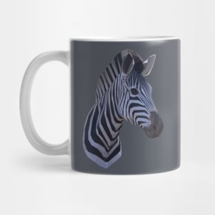 Low Poly Zebra Mug